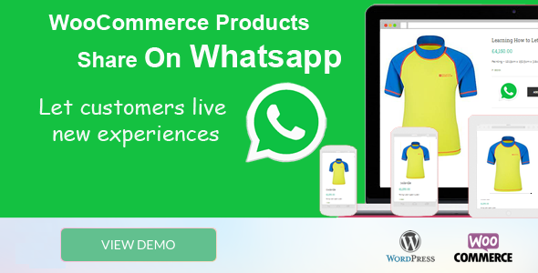 Woocommerce Products Share On Whatsapp Preview Wordpress Plugin - Rating, Reviews, Demo & Download