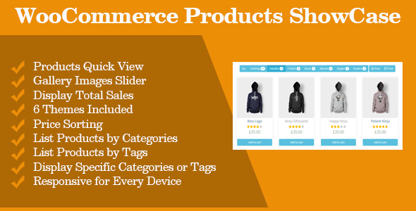 WooCommerce Products ShowCase Preview Wordpress Plugin - Rating, Reviews, Demo & Download