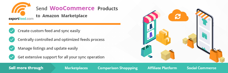 WooCommerce Products To Amazon Marketplaces Preview Wordpress Plugin - Rating, Reviews, Demo & Download