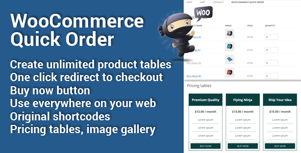 WooCommerce Quick Order Preview Wordpress Plugin - Rating, Reviews, Demo & Download