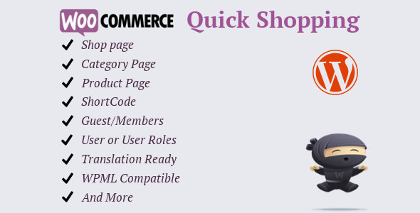 WooCommerce Quick Shopping Preview Wordpress Plugin - Rating, Reviews, Demo & Download