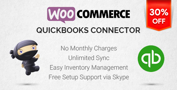 WooCommerce Quickbooks Connector Preview Wordpress Plugin - Rating, Reviews, Demo & Download