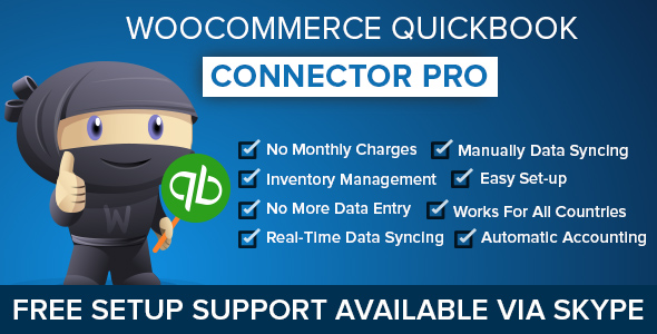 WooCommerce QuickBooks Connector Pro Preview Wordpress Plugin - Rating, Reviews, Demo & Download