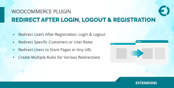 WooCommerce Redirect After Login, Logout & Registration Preview Wordpress Plugin - Rating, Reviews, Demo & Download