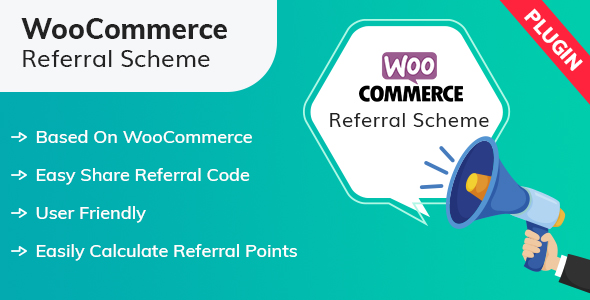 WooCommerce Referral Scheme WordPress Plugin Preview - Rating, Reviews, Demo & Download