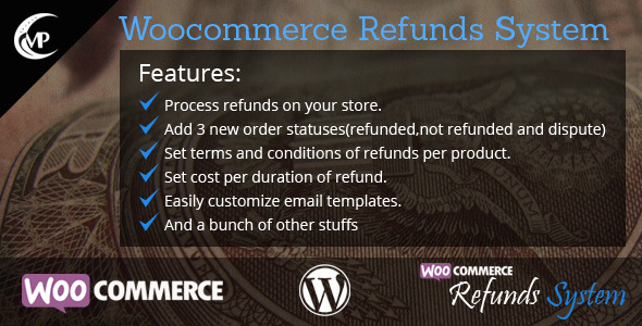Woocommerce Refunds System Preview Wordpress Plugin - Rating, Reviews, Demo & Download