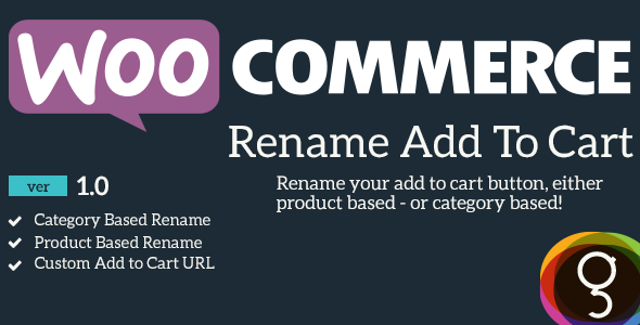 WooCommerce Rename Add To Cart Preview Wordpress Plugin - Rating, Reviews, Demo & Download