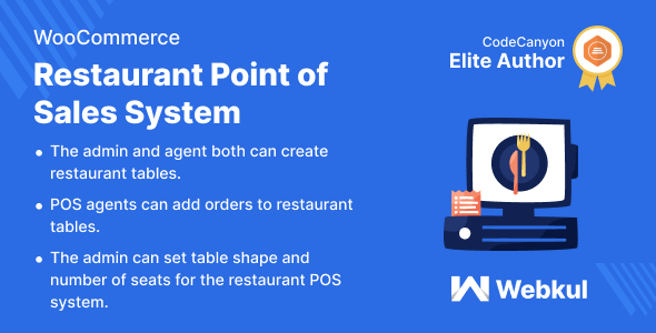 WooCommerce Restaurant Point Of Sales System Preview Wordpress Plugin - Rating, Reviews, Demo & Download