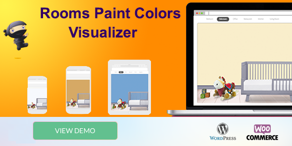 WooCommerce Room Paint Colors Visualizer Preview Wordpress Plugin - Rating, Reviews, Demo & Download