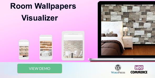 WooCommerce Room Wallpaper Visualizer Preview Wordpress Plugin - Rating, Reviews, Demo & Download