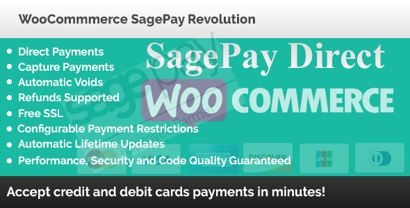 WooCommerce SagePay Revolution Preview Wordpress Plugin - Rating, Reviews, Demo & Download
