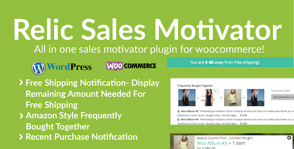 WooCommerce Sales Motivator WordPress Plugin Preview - Rating, Reviews, Demo & Download