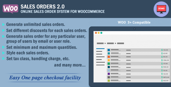 Woocommerce Sales Orders Preview Wordpress Plugin - Rating, Reviews, Demo & Download