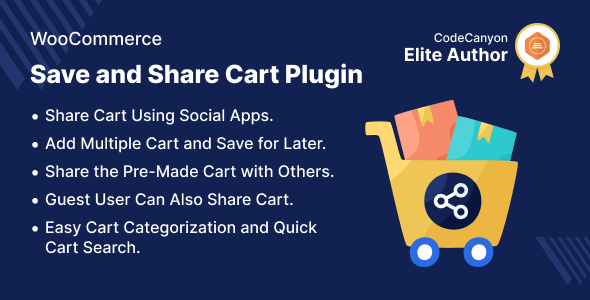 WooCommerce Save And Share Cart Plugin Preview - Rating, Reviews, Demo & Download