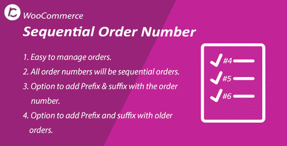 WooCommerce Sequential Order Preview Wordpress Plugin - Rating, Reviews, Demo & Download