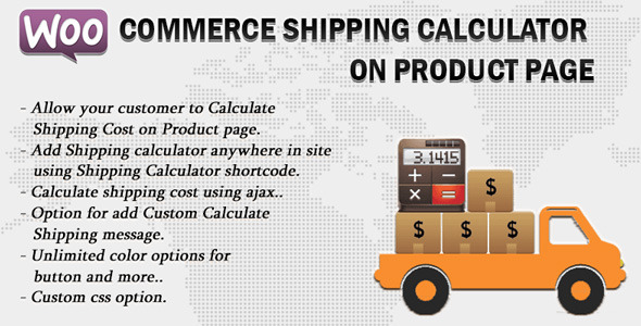 Woocommerce Shipping Cost Calculator On Product Page Preview Wordpress Plugin - Rating, Reviews, Demo & Download