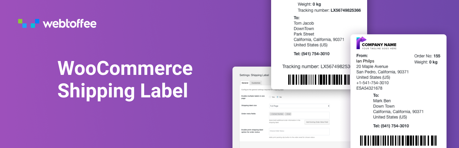 WooCommerce Shipping Label Preview Wordpress Plugin - Rating, Reviews, Demo & Download