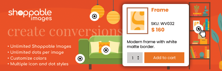 WooCommerce Shoppable Images By WP-Plugz –  Increase Engagement And Conversions Preview Wordpress Plugin - Rating, Reviews, Demo & Download