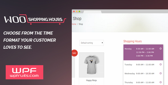 WooCommerce Shopping Hours Preview Wordpress Plugin - Rating, Reviews, Demo & Download