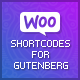 WooCommerce Shortcodes For Gutenberg