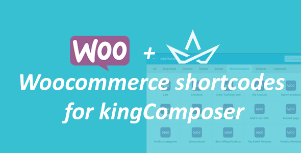 WooCommerce Shortcodes For KingComposer Preview Wordpress Plugin - Rating, Reviews, Demo & Download