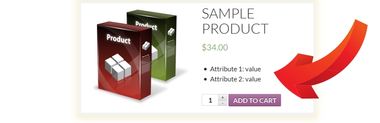WooCommerce Show Attributes Preview Wordpress Plugin - Rating, Reviews, Demo & Download