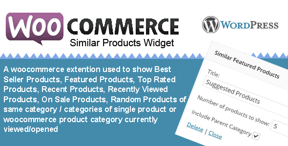 Woocommerce Similar Category Products Widget Preview Wordpress Plugin - Rating, Reviews, Demo & Download