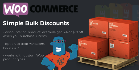 WooCommerce Simple Bulk Discounts Preview Wordpress Plugin - Rating, Reviews, Demo & Download