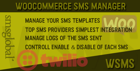 Woocommerce SMS Manager – WSMS Preview Wordpress Plugin - Rating, Reviews, Demo & Download