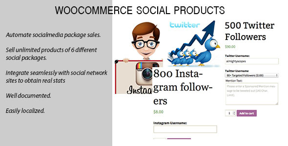 Woocommerce Social Products Preview Wordpress Plugin - Rating, Reviews, Demo & Download