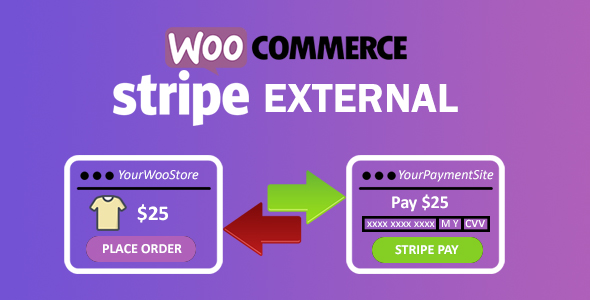 WooCommerce Stripe External Preview Wordpress Plugin - Rating, Reviews, Demo & Download