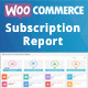 WooCommerce Subscription Report