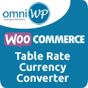 WooCommerce Table Rate Currency Converter