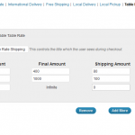 WooCommerce Table Rate Shipping Module