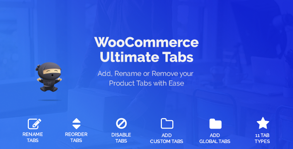WooCommerce Tabs – Ultimate Custom Product Tabs Preview Wordpress Plugin - Rating, Reviews, Demo & Download