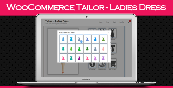 WooCommerce Tailor – Ladies Dress Preview Wordpress Plugin - Rating, Reviews, Demo & Download