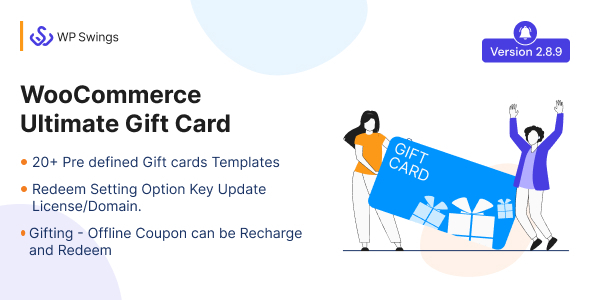 WooCommerce Ultimate Gift Card – Create, Sell And Manage Gift Cards With Customized Email Templates Preview Wordpress Plugin - Rating, Reviews, Demo & Download