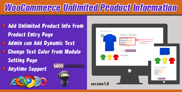 WooCommerce Unlimited Product Information Preview Wordpress Plugin - Rating, Reviews, Demo & Download