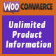 WooCommerce Unlimited Product Information