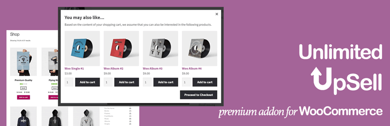 WooCommerce Unlimited Upsell Lite Preview Wordpress Plugin - Rating, Reviews, Demo & Download
