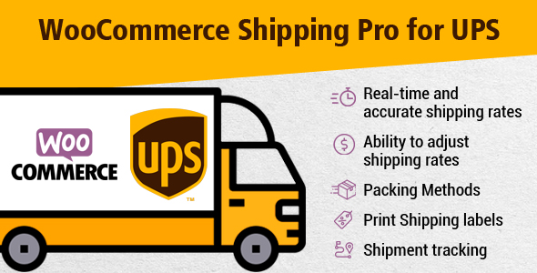 WooCommerce UPS Shipping Pro – Live Rates, Print Label & Tracking Preview Wordpress Plugin - Rating, Reviews, Demo & Download