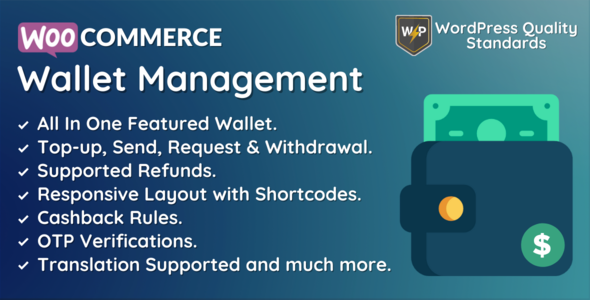 WooCommerce Wallet Management | All In One Preview Wordpress Plugin - Rating, Reviews, Demo & Download