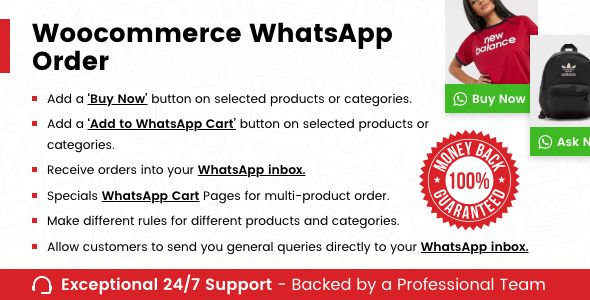 WooCommerce Whatsapp Order Preview Wordpress Plugin - Rating, Reviews, Demo & Download