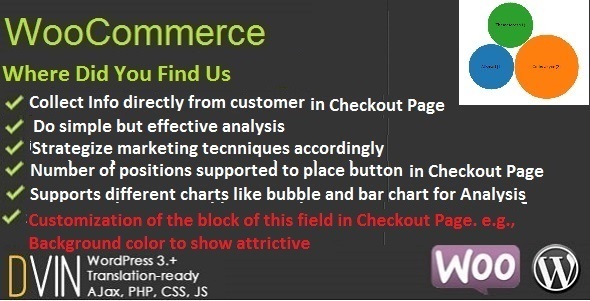 Woocommerce Where Did You Find Us Preview Wordpress Plugin - Rating, Reviews, Demo & Download