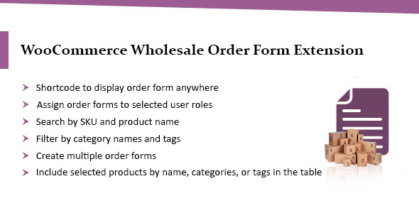 WooCommerce Wholesale Order Form – B2B Order Table Preview Wordpress Plugin - Rating, Reviews, Demo & Download