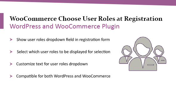 WooCommerce WordPress Choose User Roles At Registration Plugin Preview - Rating, Reviews, Demo & Download