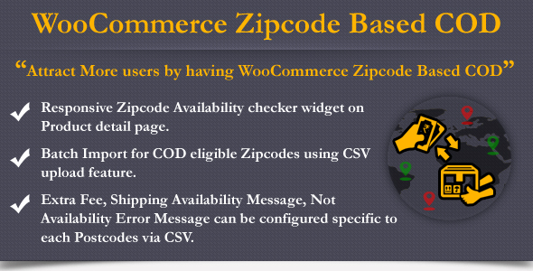 WooCommerce Zipcode Based COD Preview Wordpress Plugin - Rating, Reviews, Demo & Download
