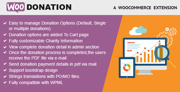 WooDonation – WooCommerce Donation Plugin Preview - Rating, Reviews, Demo & Download