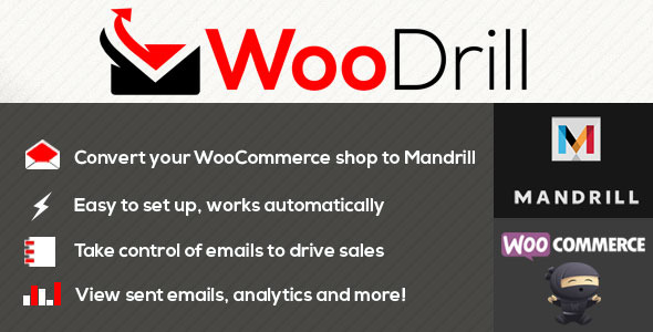 WooDrill – Mandrill For WooCommerce Preview Wordpress Plugin - Rating, Reviews, Demo & Download