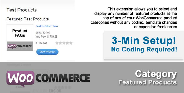 WooFeatured: WooCommerce Category Featured Product Preview Wordpress Plugin - Rating, Reviews, Demo & Download